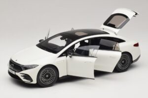 Mercedes EQS V297 Manufaktur Opalite White NZG 1:18 B66961049 Metāls — attēls 2 no 8