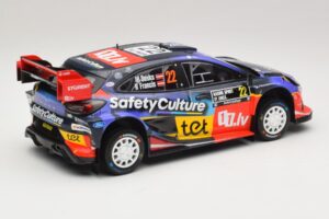 Ford Puma Rally1 #22 M. Sesks / R. Francis Rally Sweden 2025 IXO 1:18 18RMC240 Metāls — attēls 2 no 6