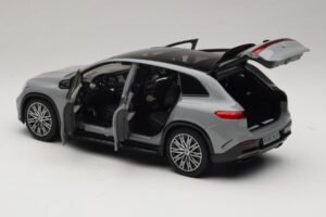 Mercedes EQS SUV X296 Manufaktur Alpine Grey NZG 1:18 B66960591 Metāls — attēls 5 no 8