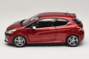 Peugeot 208 GTI Rubis Red Norev 1:18 184700 Metāls — attēls 4 no 8