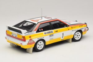 Audi Quattro #1 W. Rohrl / C. Geistdorfer Rally Monte Carlo Winner 1984 Minichamps 1:18 A5-5894 Metāls — attēls 2 no 6