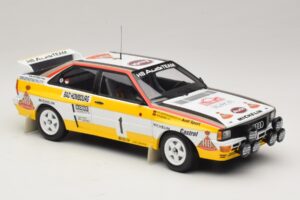 Audi Quattro #1 W. Rohrl / C. Geistdorfer Rally Monte Carlo Winner 1984 Minichamps 1:18 A5-5894 Metāls — attēls 4 no 6