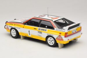 Audi Quattro #1 W. Rohrl / C. Geistdorfer Rally Monte Carlo Winner 1984 Minichamps 1:18 A5-5894 Metāls — attēls 5 no 6