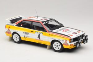 Audi Quattro A2 #4 W. Rohrl / C. Geistdorfer Rally Portugal 1984 Minichamps 1:18 153841104 Metāls — attēls 4 no 6