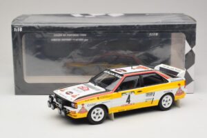 Audi Quattro A2 #4 W. Rohrl / C. Geistdorfer Rally Portugal 1984 Minichamps 1:18 153841104 Metāls — attēls 6 no 6