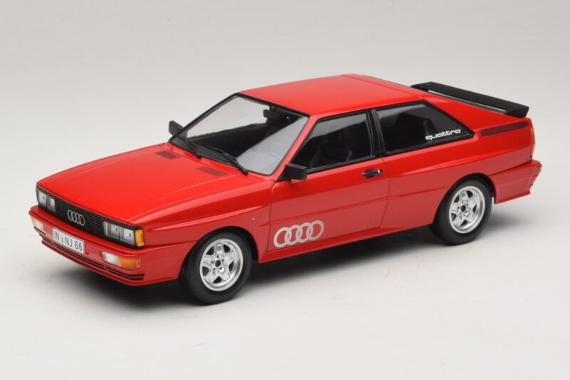 Audi Quattro Sarkans Dīlera Izdevums Minichamps 1:18 A5-5893 Metāls