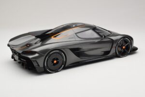 Koenigsegg Jesko Absolut 0-400-0 km/h Rekords Graphite Grey GT Spirit 1:12 GT575 Sveķi — attēls 2 no 6