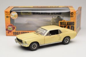 Ford Mustang Coupe Dzeltens The Walking Dead Greenlight 1:18 12958 Metāls — attēls 8 no 8