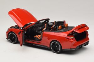 BMW M4 G83 Kabriolets Red Metallic Minichamps 1:18 110021030 Metāls — attēls 5 no 8