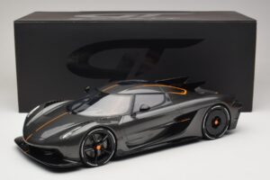 Koenigsegg Jesko Absolut 0-400-0 km/h Rekords Graphite Grey GT Spirit 1:12 GT575 Sveķi — attēls 6 no 6