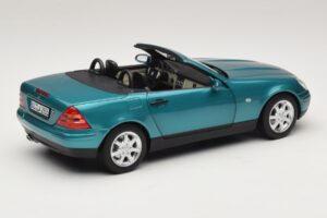 Mercedes SLK R170 Vivianite Green Norev 1:18 183021 Metāls — attēls 4 no 10