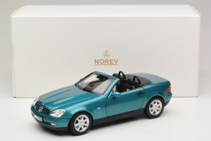 Mercedes SLK R170 Vivianite Green Norev 1:18 183021 Metāls — attēls 10 no 10