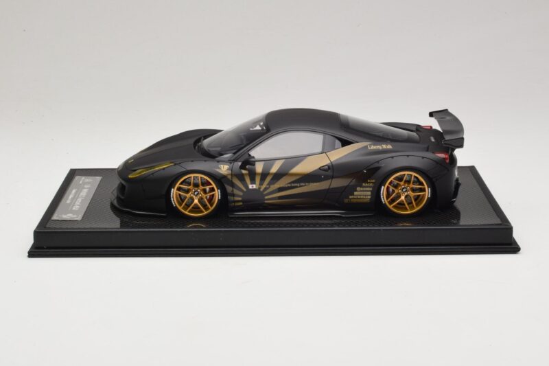 Ferrari 458 LB Works Matt Black BBA 1:18 REMC037 Sveķi