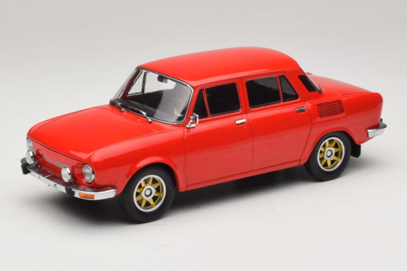 Skoda 100 Sarkans Zelta Diski MCG 1:18 MCG18784 Metāls