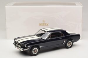 Ford Mustang Nightmist Blue Norev 1:18 182805 Metāls — attēls 6 no 6