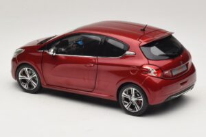 Peugeot 208 GTI Rubis Red Norev 1:18 184700 Metāls — attēls 7 no 8