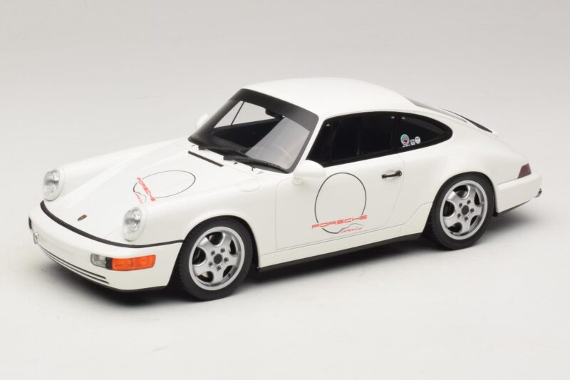 Porsche 911 964 Carrera Cup USA Edition Grand Prix White GT Spirit 1:18 GT995 Sveķi