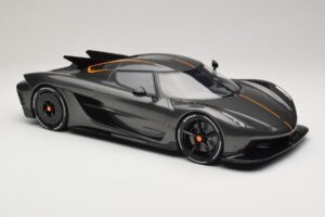 Koenigsegg Jesko Absolut 0-400-0 km/h Rekords Graphite Grey GT Spirit 1:12 GT575 Sveķi — attēls 4 no 6