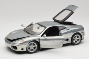 Ferrari 360 Modena Hroma Sudrabs Hot Wheels 1:18 27774 Metāls — attēls 2 no 8