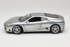 Ferrari 360 Modena Hroma Sudrabs Hot Wheels 1:18 27774 Metāls — attēls 4 no 8