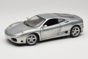 Ferrari 360 Modena Hroma Sudrabs Hot Wheels 1:18 27774 Metāls