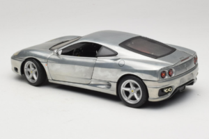Ferrari 360 Modena Hroma Sudrabs Hot Wheels 1:18 27774 Metāls — attēls 7 no 8