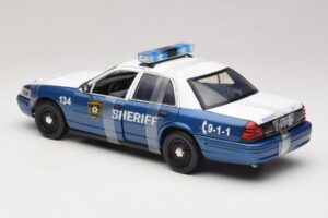 Ford Crown Victoria Police Interceptor The Walking Dead Greenlight 1:18 12957 Metāls — attēls 5 no 6