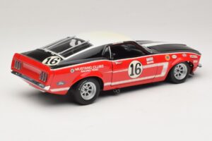 Ford Mustang Boss 302 #16 Bud Moore Engineering G. Follmer Trans-Am 1969 OEM 1:18 FORD006 Metāls — attēls 3 no 8