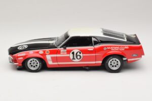Ford Mustang Boss 302 #16 Bud Moore Engineering G. Follmer Trans-Am 1969 OEM 1:18 FORD006 Metāls — attēls 4 no 8