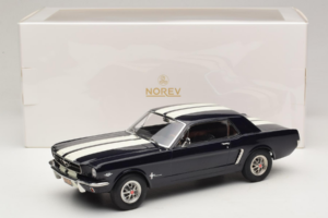 Ford Mustang Nightmist Blue Norev 1:18 182805 Metāls — attēls 6 no 6