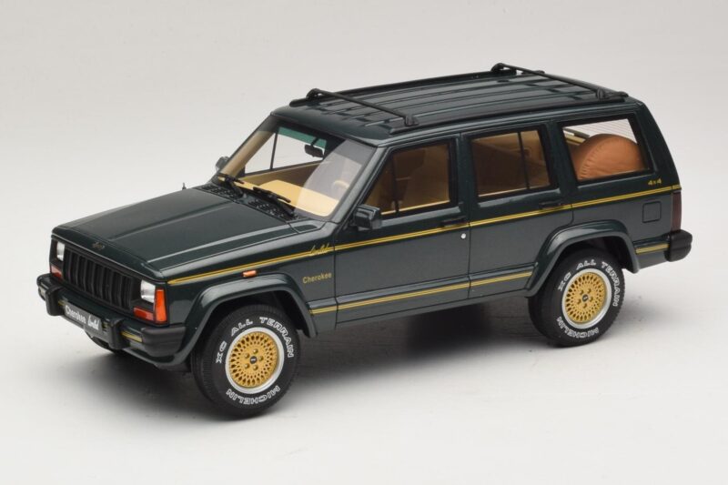 Jeep Cherokee XJ Limited Dark Hunter Green Otto 1:18 OT1340 Sveķi