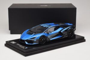 Lamborghini Revuelto Blue Black IVY Merit 1:18 REMC040 Sveķi — attēls 7 no 7