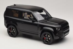 Land Rover Defender 90 L663 P400 X-Dynamic HSE Santorini Black GT Spirit 1:18 GT992 Sveķi — attēls 4 no 6