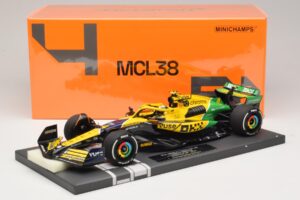 McLaren MCL38 #4 L. Norris Monaco GP Winner 2024 Minichamps 1:18 537242604 Sveķi — attēls 7 no 7