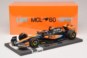 McLaren MCL60 #81 O. Piastri Hungarian GP 2023 Minichamps 1:18 537233081 Sveķi — attēls 7 no 7