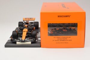 McLaren MCL60 #81 O. Piastri Japanese GP 2023 Minichamps 1:18 537233581 Sveķi — attēls 6 no 7