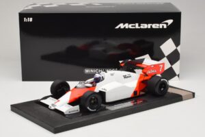 McLaren MP4/2 TAG #7 A. Prost Portuguese GP Winner 1984 Minichamps 1:18 537841807 Sveķi — attēls 7 no 7