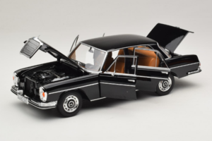 Mercedes 280 SE W108 Melns Norev 1:18 183360 Metāls — attēls 2 no 8