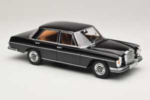 Mercedes 280 SE W108 Melns Norev 1:18 183360 Metāls — attēls 6 no 8