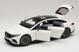 Mercedes EQS V297 Manufaktur Opalite White NZG 1:18 B66961049 Metāls — attēls 2 no 8