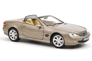 Mercedes SL500 R230 Travertine Beige Norev 1:18 183843 Metāls