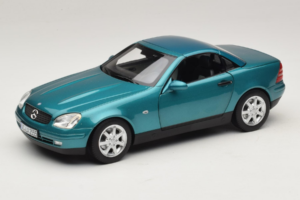 Mercedes SLK R170 Vivianite Green Norev 1:18 183021 Metāls — attēls 3 no 10
