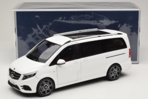 Mercedes V-Class W447 AMG Line Balts Norev 1:18 183876 Metāls — attēls 8 no 8