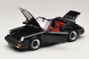 Porsche 911 3.2 Carrera Kabriolets Melns Minichamps 1:18 100063035 Metāls — attēls 2 no 8