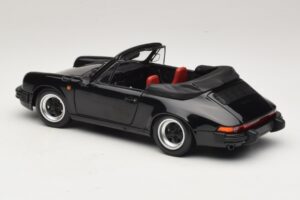 Porsche 911 3.2 Carrera Kabriolets Melns Minichamps 1:18 100063035 Metāls — attēls 7 no 8