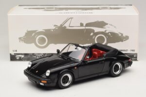 Porsche 911 3.2 Carrera Kabriolets Melns Minichamps 1:18 100063035 Metāls — attēls 8 no 8