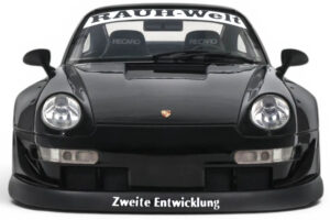Porsche 911 993 RWB Melns GT Spirit 1:18 GT587 Sveķi — attēls 4 no 5