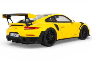 Porsche 911 GT2 RS 991.2 Nurburgring Lap Record Dzeltens GT Spirit 1:18 GT972 Sveķi — attēls 2 no 5