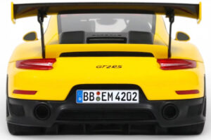 Porsche 911 GT2 RS 991.2 Nurburgring Lap Record Dzeltens GT Spirit 1:18 GT972 Sveķi — attēls 5 no 5
