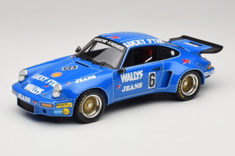Porsche 911 RSR #6 Wallys Jeans Nurburgring 1974 Spark 1:18 18S088 Sveķi